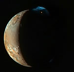 Excellent image of Jupiter's moon Io taken by New Horizons.