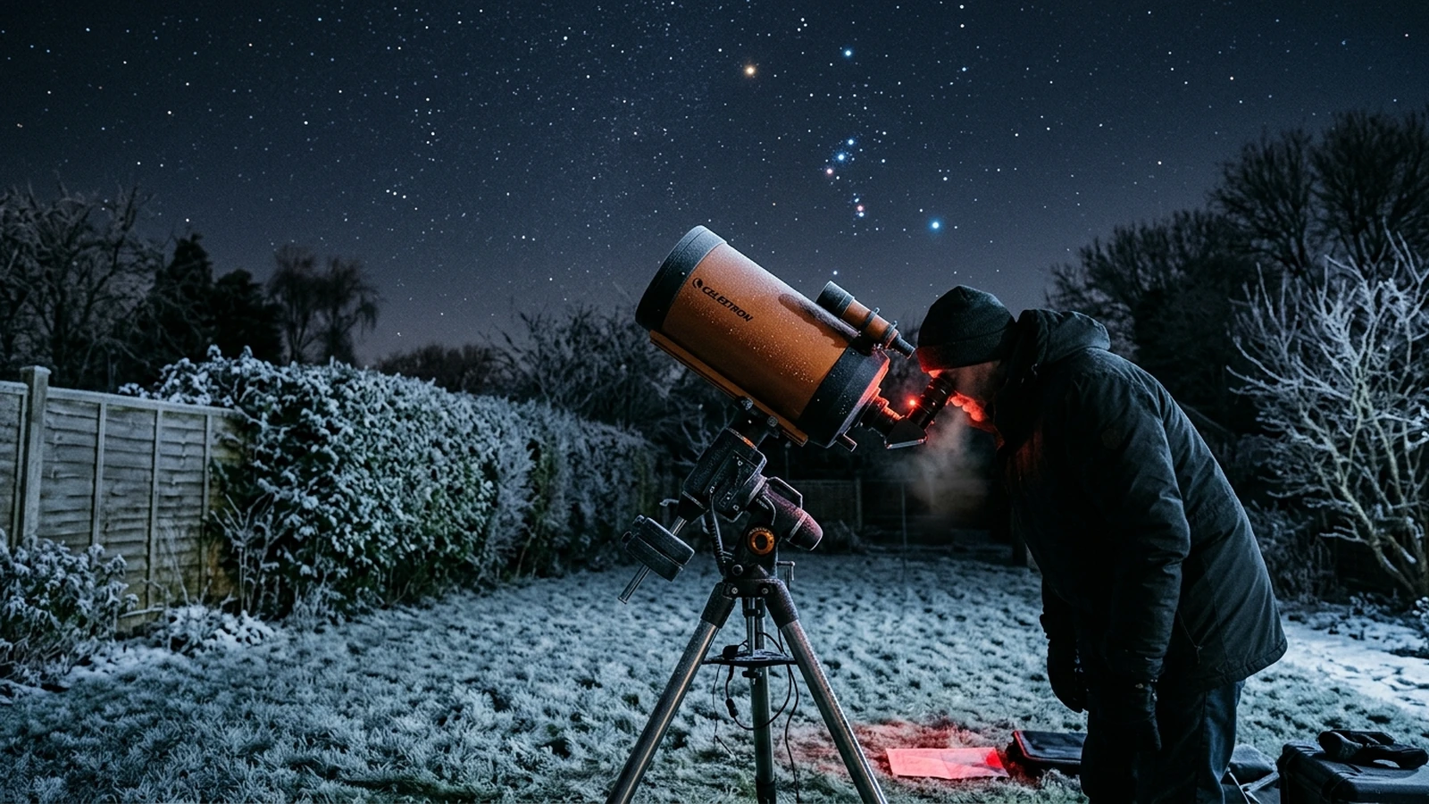 How to Stop Dew on a Telescope: Dew Shields, Heaters and Winter Observing (UK)