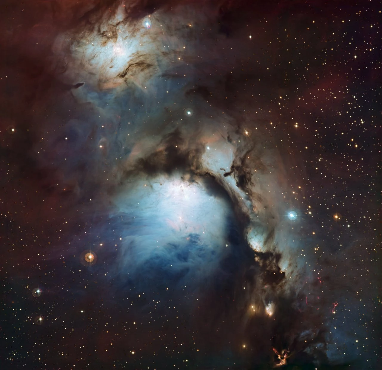 M78 reflection nebula NGC 2068 in Orion — ESO