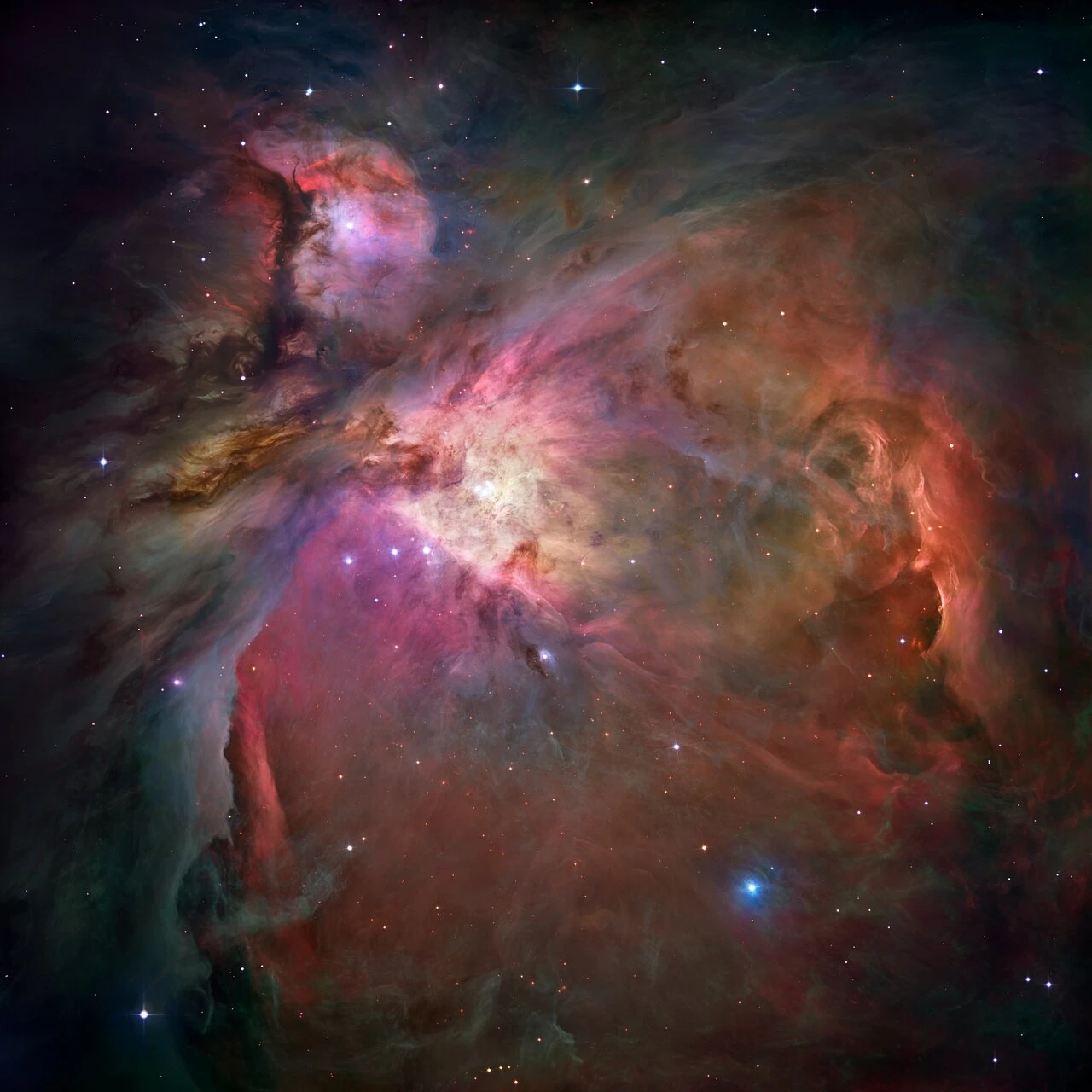 The Orion Nebula M42 — Hubble Space Telescope mosaic