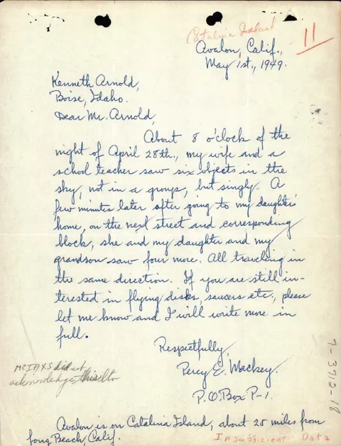 A handwritten note