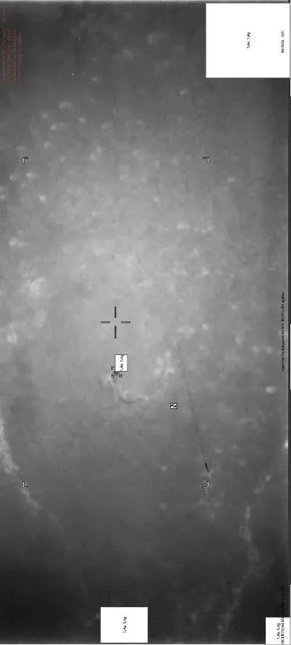 A still image derived from an infrared system aboard a U.S. military platform in 2022.