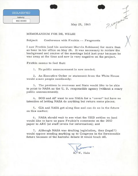 Scanned letter with a bottom signature.