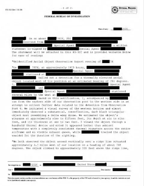 A white form with redactions.