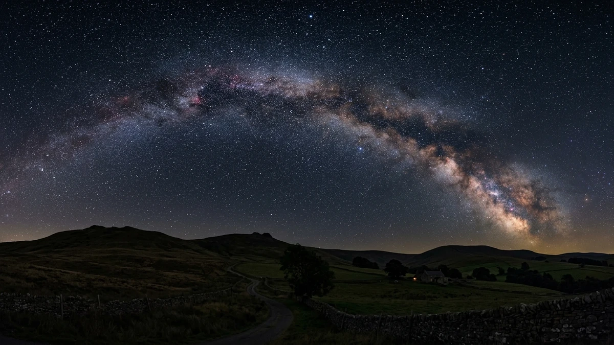 Milky Way visible from a dark sky site in the UK